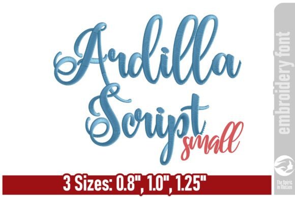 Ardilla Script Embroidery Font: Elegance in Every Stitch