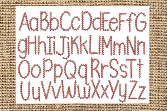Chain Stitch Alphabet - Capitals: A Designer's Review