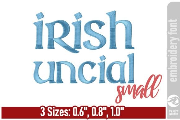 Review: Irish Uncial Embroidery Font - Small