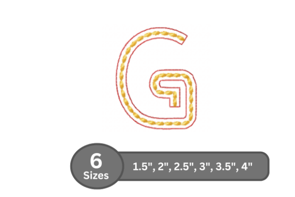 Rope Twist Alphabet G: A Designer’s Stitch Test