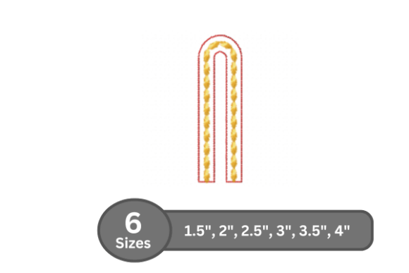 Rope Twist Alphabet - I: A Seasonal Embroidery Review