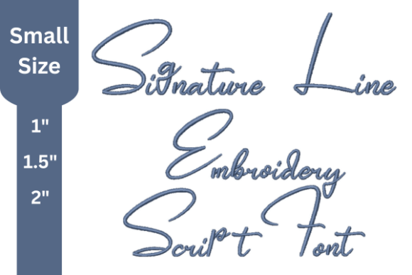 Script Embroidery Font: A Charming Choice for Personalized Gifts