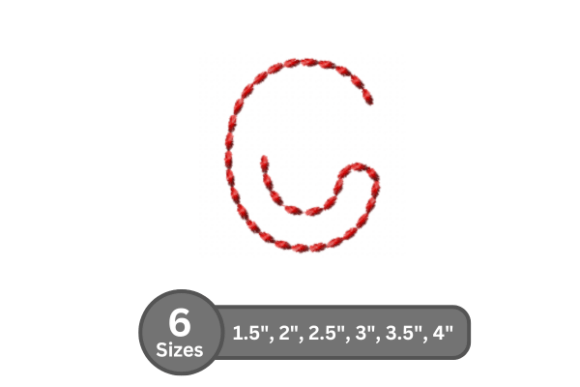 Soft Cord Alphabet -C: Holiday Embroidery Review