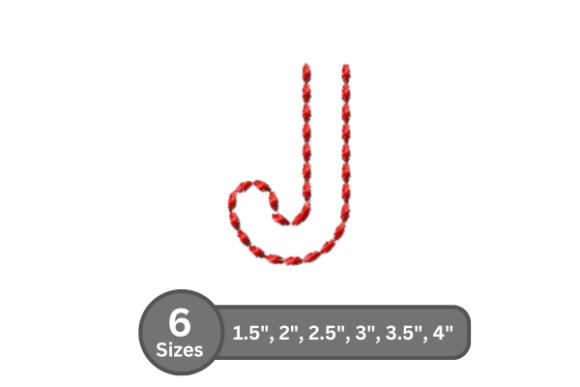 Soft Cord Alphabet -J: Sweatshirt Design Review