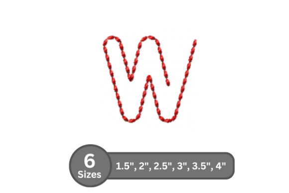 Soft Cord Alphabet -W: A Holiday Embroidery Review