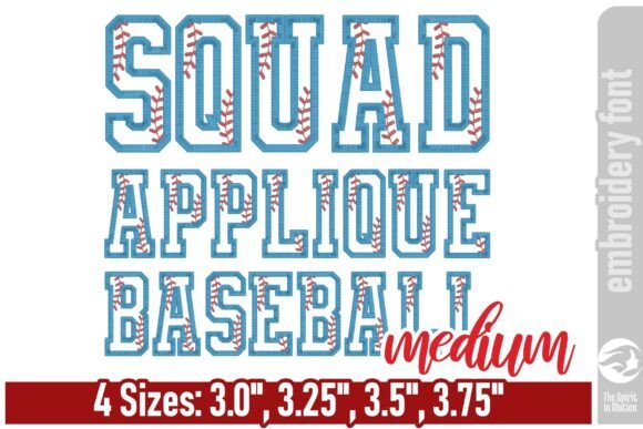 Squad Applique Baseball Font: A Business Review