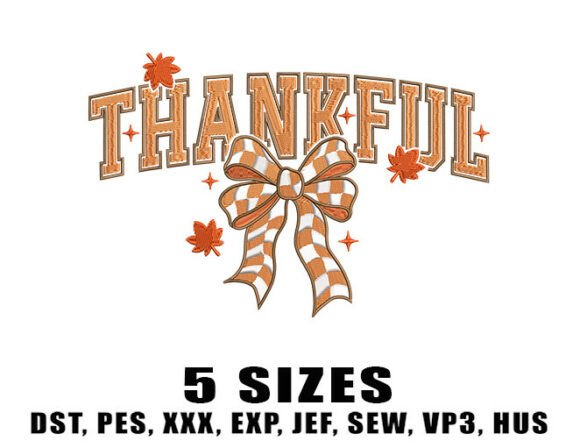 Thankful Bow Embroidery Design: A Seasonal Review